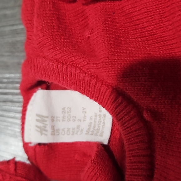 H&M | Toddler Holiday Dress | Red - Picture 3 of 5